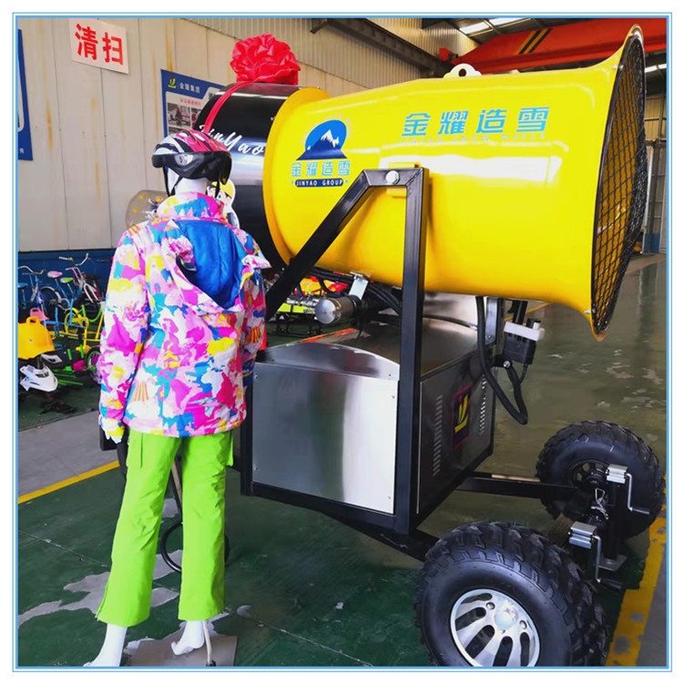 廝守一季斑駁 控擺頭旋轉(zhuǎn)造雪機(jī) 國產(chǎn)可移動造雪機(jī)