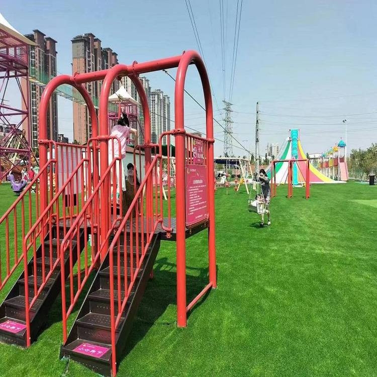 青少年戶外活動基地 戶外兒童滑索 景區(qū)無動力滑索游樂設(shè)備