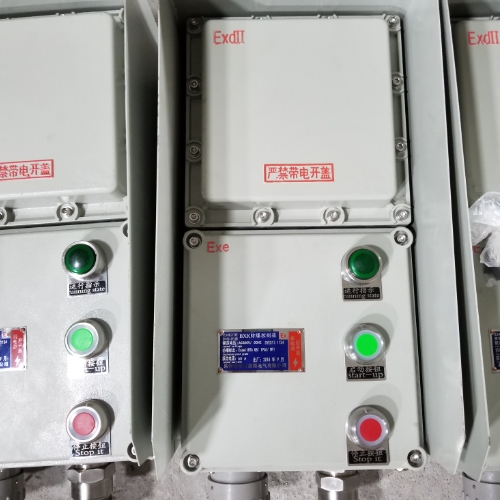 BQD53防爆電磁啟動器內裝交流接觸器，熱繼電器,自動復位轉換開關