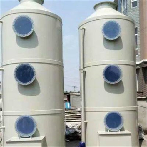 飼料廠臭氣處理設(shè)備水噴淋除塵器UV光解除臭設(shè)備
