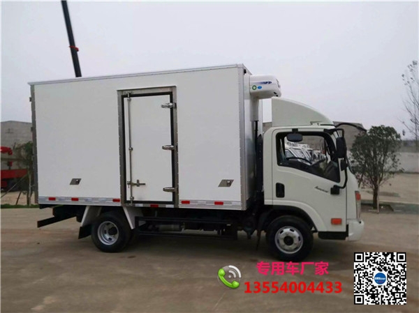 4.2米冷藏車國(guó)六圖片,烘焙原料冷藏車5℃恒溫防變質(zhì)