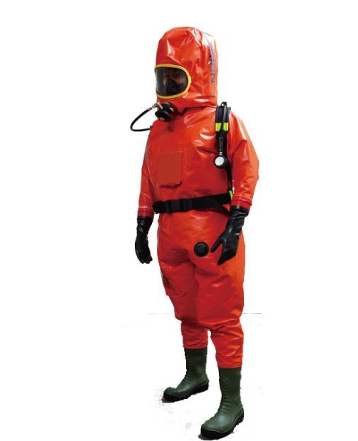 重型防化服，全封閉式防化服，化學(xué)防護(hù)服，A級氣密式防化服，耐酸堿防化服，液氨防護(hù)服/蓬程