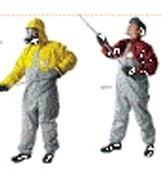 輕型防化服，B級(jí)外置式防護(hù)服，實(shí)驗(yàn)室防化服，氯丁橡膠防化服，橡膠耐酸堿防護(hù)服/化學(xué)防護(hù)服