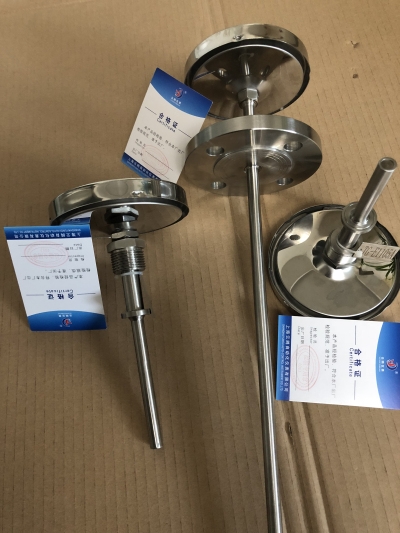 WSS-410雙金屬溫度計0-250℃L=650臨泉縣