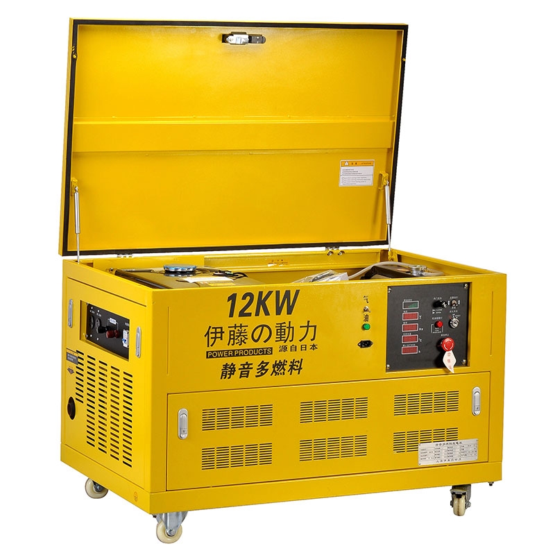 上海小型12KW多燃料汽油發(fā)電機