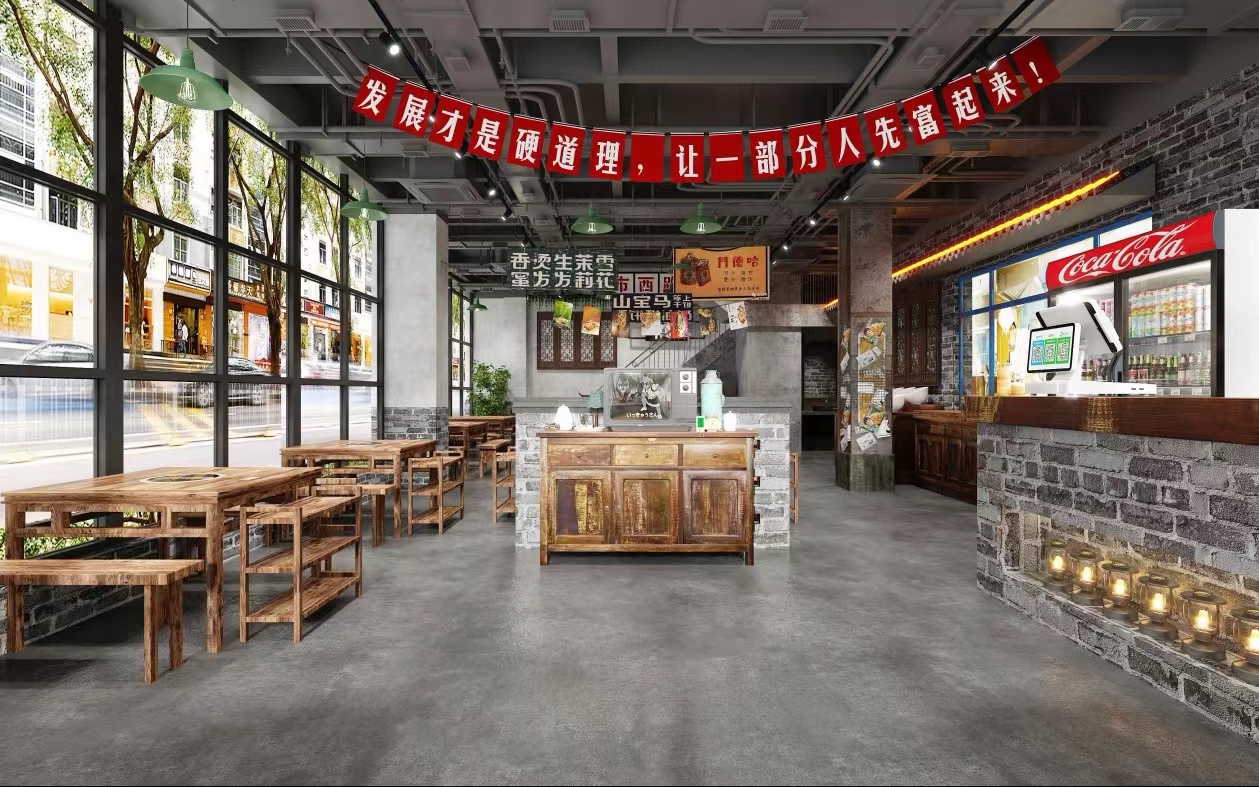 合肥懷舊風(fēng)餐廳裝修，營造時空穿越氛圍感空間設(shè)計(jì)