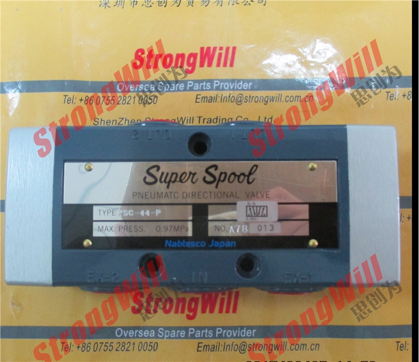 進(jìn)口Nabtesco氣控閥PSC-34-P正品NABCO電磁閥PSC-36-P