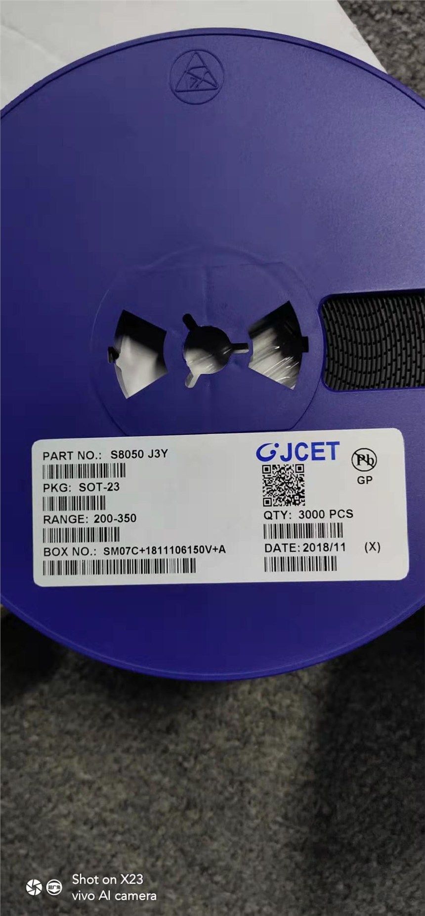 長電一級代理S050  J3Y  SOT23貼片三極管