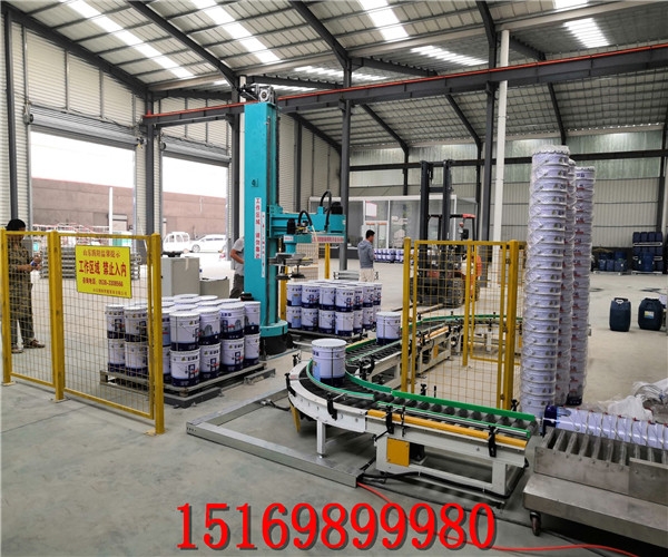 立柱機(jī)器人建材行業(yè)風(fēng)電專用灌漿料碼垛