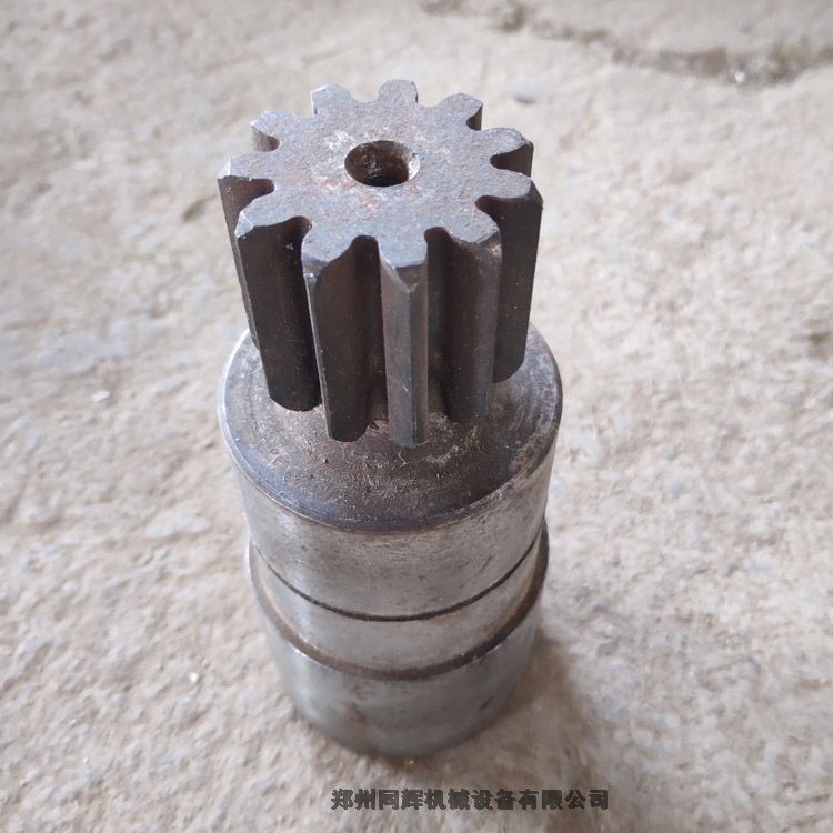 ?螺旋輸送機減速機電機輸入軸10/11齒齒輪 軸套 絞龍變速箱齒輪配件
