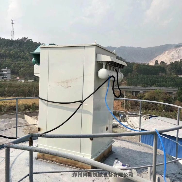 攪拌站水泥倉罐頂脈沖布袋除塵器除塵效果好