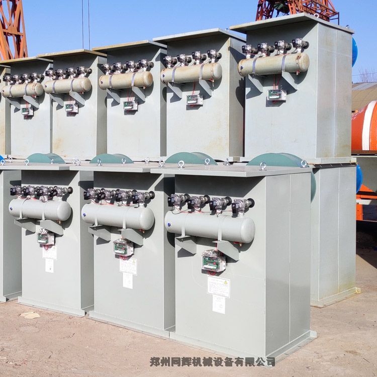 水泥粉煤灰倉罐頂除塵器 攪拌站除塵設(shè)備 大功率風機除塵效果好