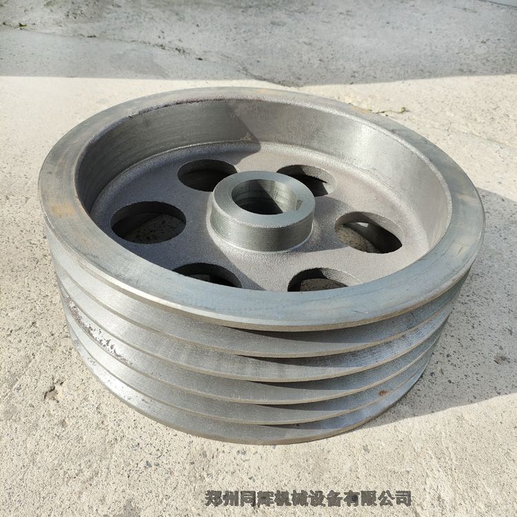js1000型攪拌機減速機皮帶輪直徑370軸孔65的C型5槽皮帶盤配件