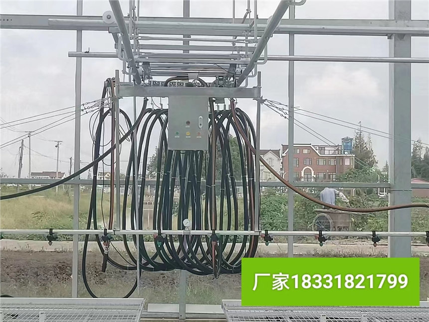 溫室大棚潮汐苗床平移式自動噴灌機(jī)農(nóng)田微噴灌溉系統(tǒng)