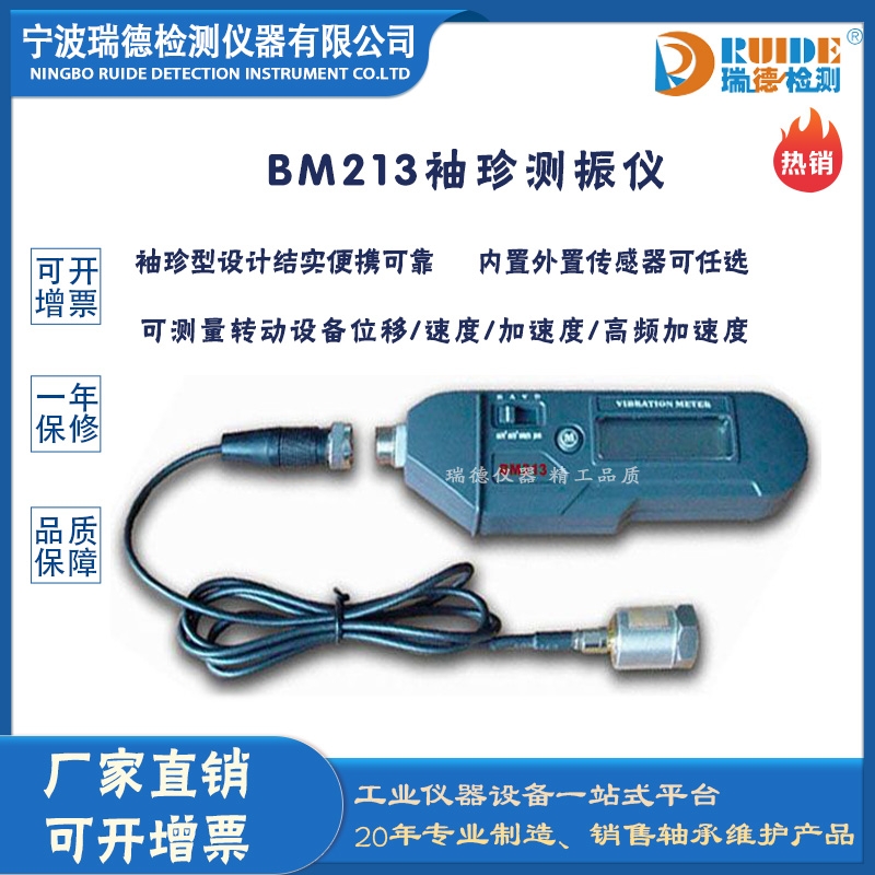 瑞德BM213袖珍型手持式測(cè)振儀