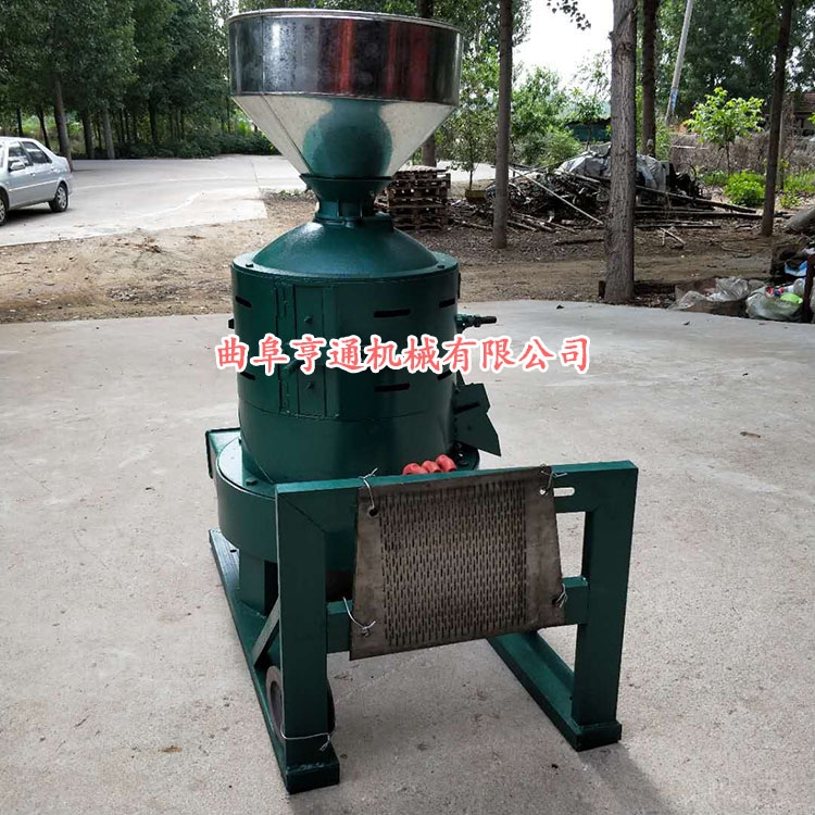 小型電動脫皮碾米機(jī) 河北高效多功能碾米機(jī) 高粱小麥磕皮碾米機(jī)