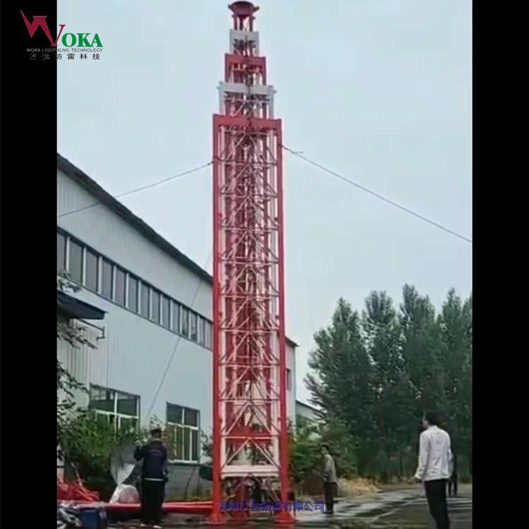 5米氣動(dòng)升降桿便攜式氣動(dòng)伸縮天線桿戶外機(jī)動(dòng)式勘探天線桿非金屬升降桅桿