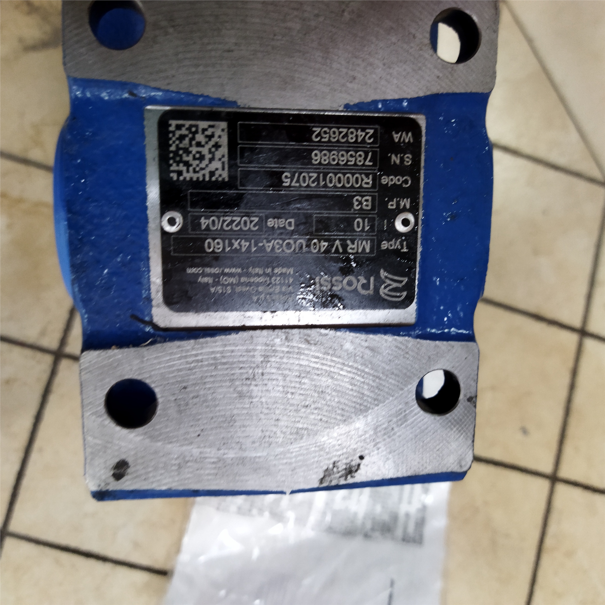 ROSSI減速電機(jī)R 3EB 018A用于塑料和橡膠加工