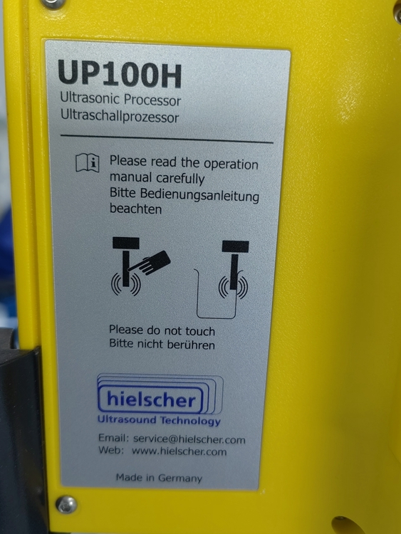 Hielscher̎ UP100Hڌ(sh)(yn)ҘƷƂ
