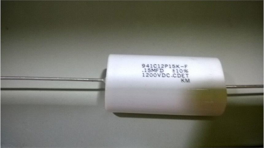 供應CDE軸向無線無感吸收電容0.15uf，1200V