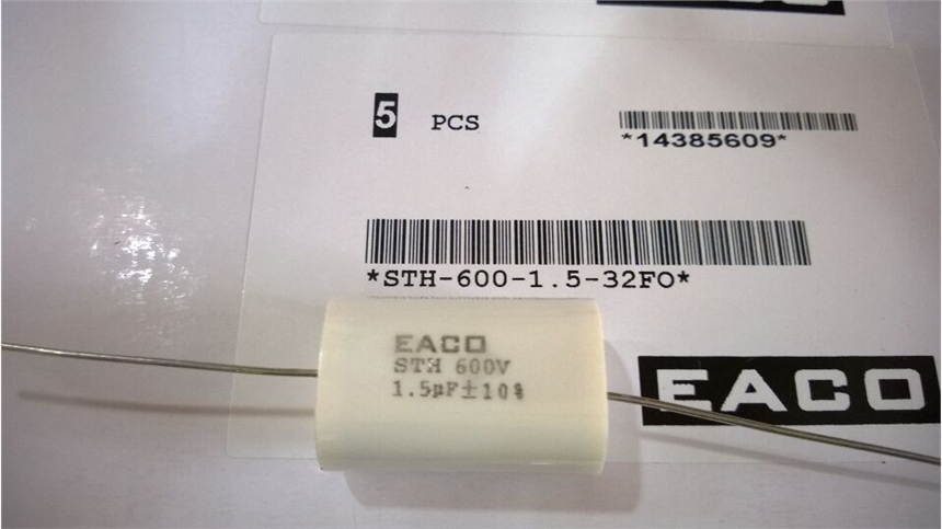 供應(yīng)EACO無感吸收電容1.5uf，600V