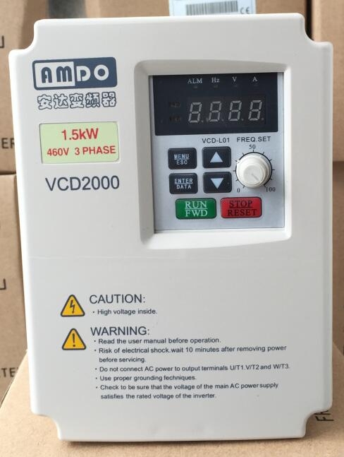 武漢仙桃安達(dá)變頻器VCD2000-1.5KW/460V安裝調(diào)試維修