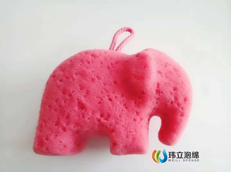 大象沐浴海綿，獨(dú)角獸沐浴海綿，彩色海藻泡棉，卡通沐浴海綿