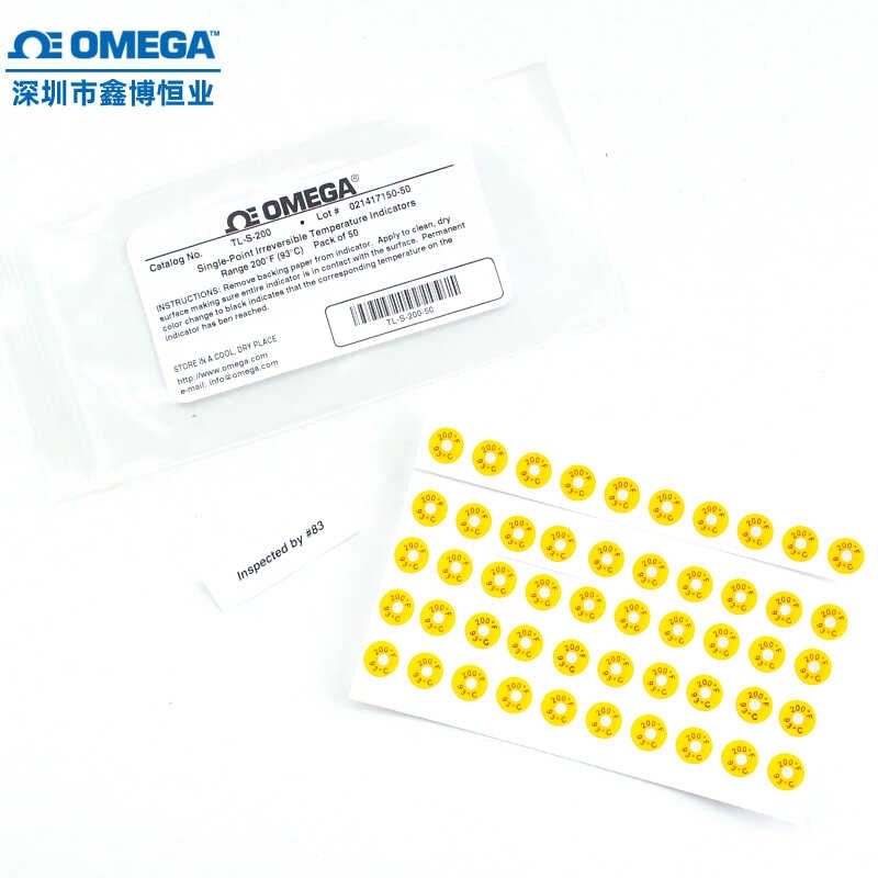 TL-S-140-50 TL-S-270 TL-S-120-50溫度標簽OMEG