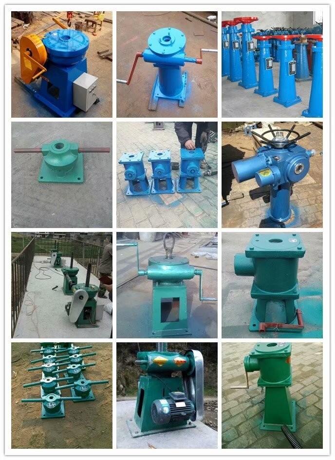 啟閉機(jī)閘門連接尺寸QL手電兩用8噸啟閉機(jī)廠家
