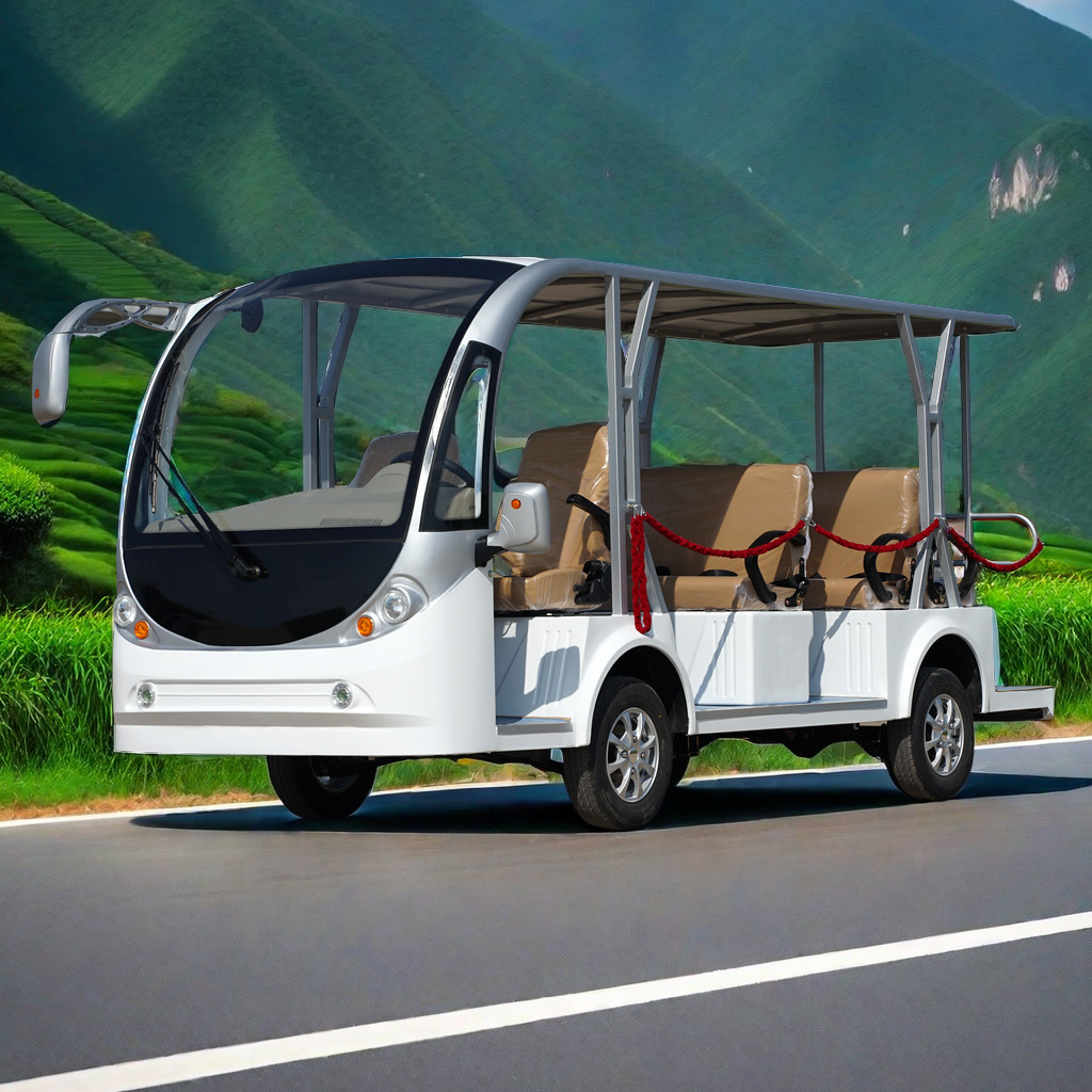 悍逸景區(qū)電動擺渡車電動觀光車 旅游游覽車旅游觀光看房車廠家
