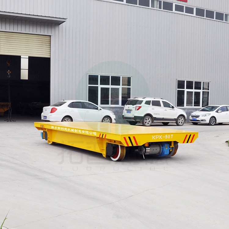 河南新鄉(xiāng)蓄電池?zé)o軌平板車遙控臺車可定制