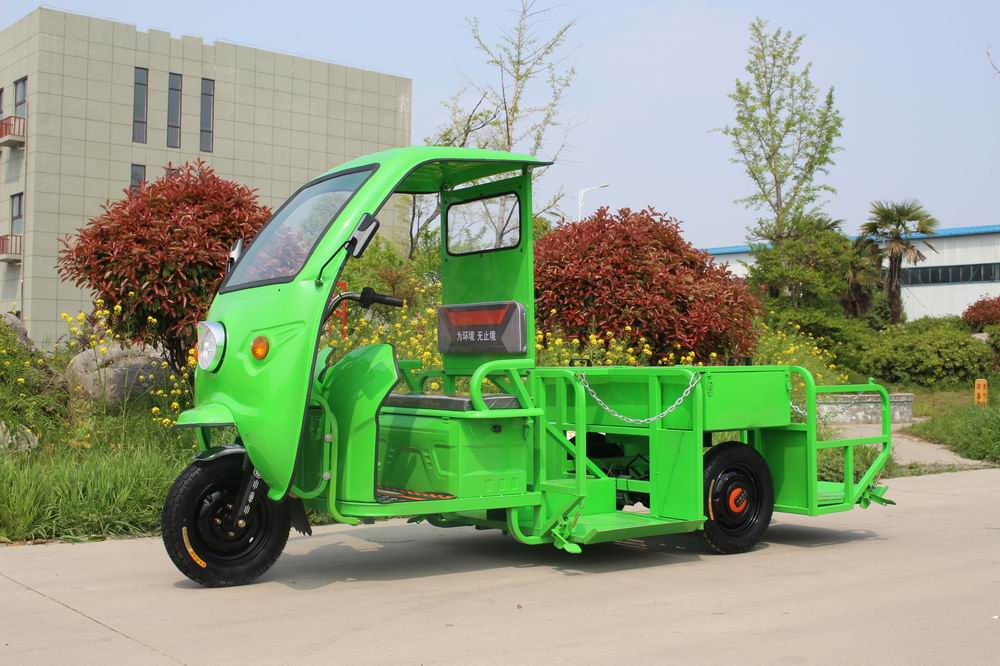 電動(dòng)三輪垃圾轉(zhuǎn)運(yùn)車(chē) 四桶垃圾桶清運(yùn)車(chē)