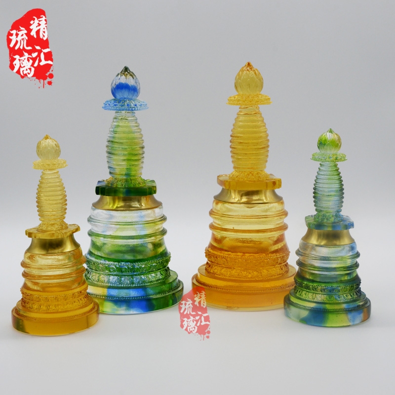 古法琉璃嘎當塔 琉璃佛塔 廣州深圳琉璃廠家