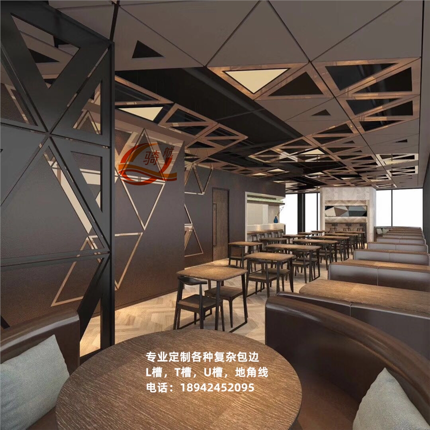 騎航金屬制品工廠，不銹鋼卡槽廠家直銷批發(fā)，不銹鋼裝飾線條用途