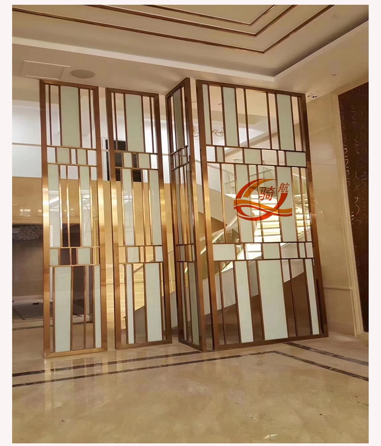 不銹鋼屏風(fēng)歷史由來，不銹鋼屏風(fēng)圖片，不銹鋼客廳隔斷屏風(fēng)圖片