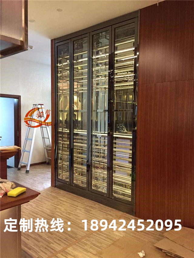 不銹鋼酒架圖片，304#恒溫酒柜定制市場(chǎng)價(jià)，不銹鋼紅酒架廠家直銷(xiāo)