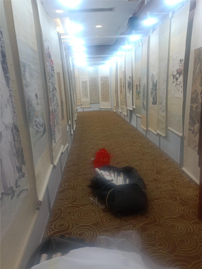 佛山書畫作品展示展板出租