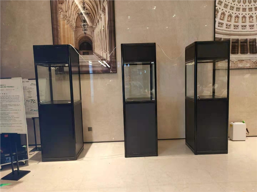 透明玻璃樂高柜高達動漫模型展柜