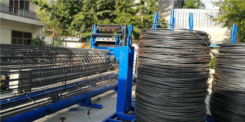 重慶鋼筋籠滾籠機(jī)自動纏繞筋機(jī)