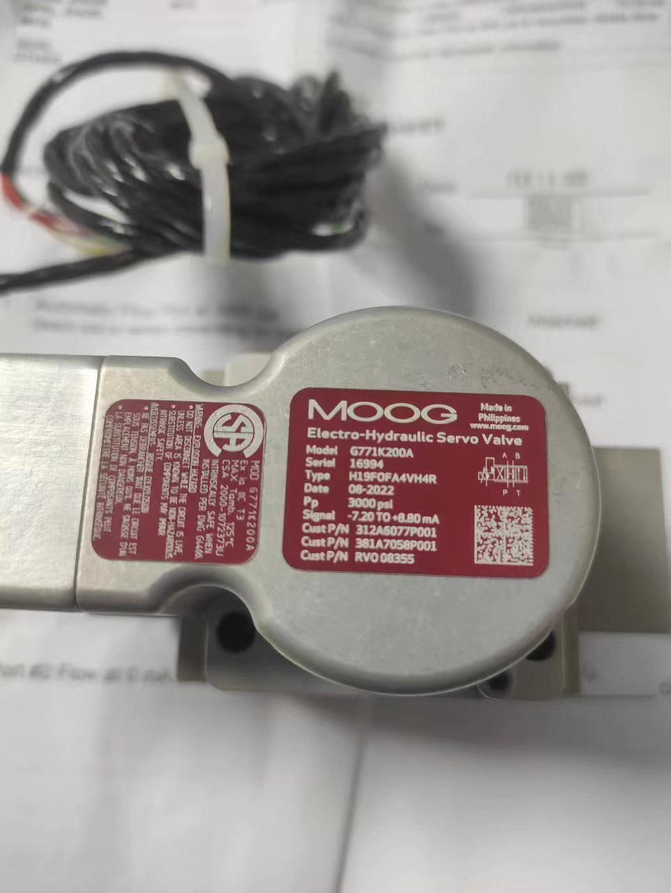 MOOGҺŷyG771K615mλٶȉŷϵy(tng)