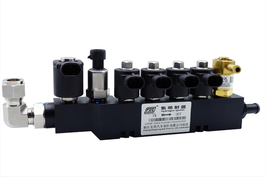 氫燃料電池汽車，氫氣噴射器，噴射器總成，非標(biāo)定制