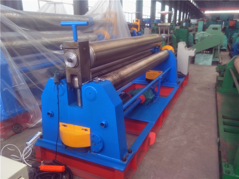 河南洛陽三輥卷板機(jī)廠家 16*2500機(jī)械卷板機(jī) 蝸輪升降自動(dòng)卷圓機(jī)
