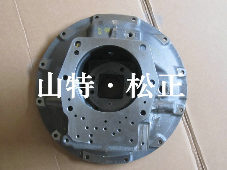 小松挖掘機(jī)原裝配件，PC200-7液壓泵前泵殼，純正小松鉤機(jī)配件