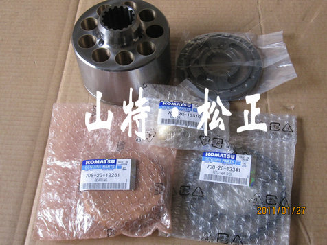小松挖掘機(jī)PC220-7液壓泵配件，泵膽、配流盤、柱塞，小松配件
