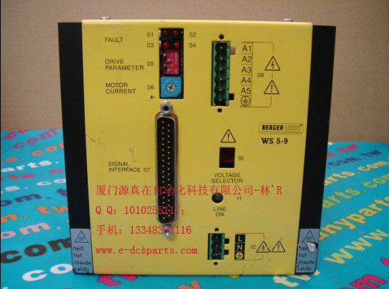 廈門源真在自動化DCS/PLC倉存現(xiàn)貨供應WS5-9 BERGER LAHR
