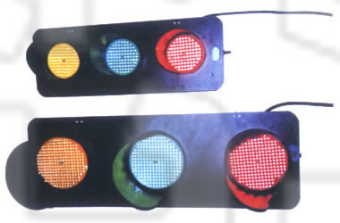 LED滑線三相電源指示燈380V ，LED-3型滑線指示燈