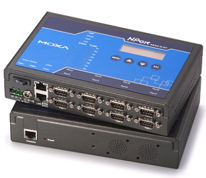 廣東MOXANPort 5600-8-DT桌面型系列  串口設備聯(lián)網(wǎng)服務器代理