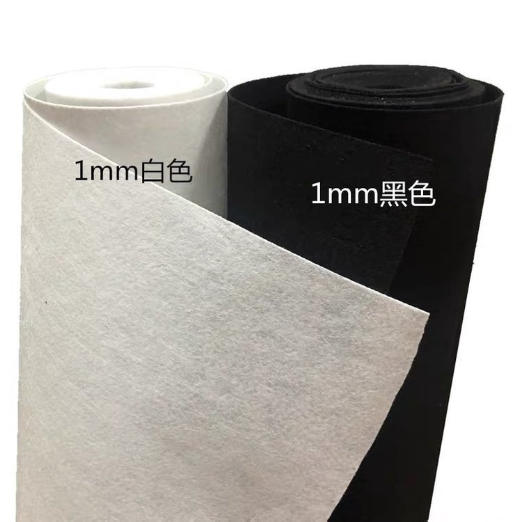 汽車針刺棉廠家，頂棚隔熱吸音棉，1MM厚1.5mm無紡棉，燙面針扎棉