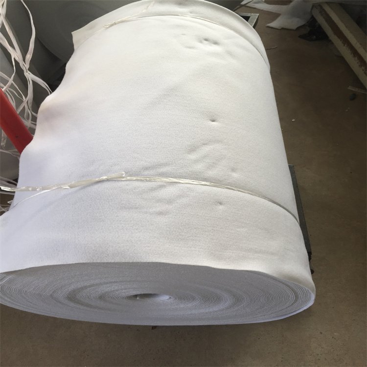 3毫米白色毛氈布不織布，復(fù)合布料滌綸針棉無(wú)紡布，包用毛氈戟絨布，過(guò)濾吸水透氣面料