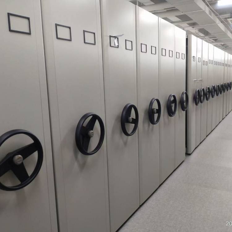 WEBBER密集柜檔案資料柜密集架手搖移動柜可定做